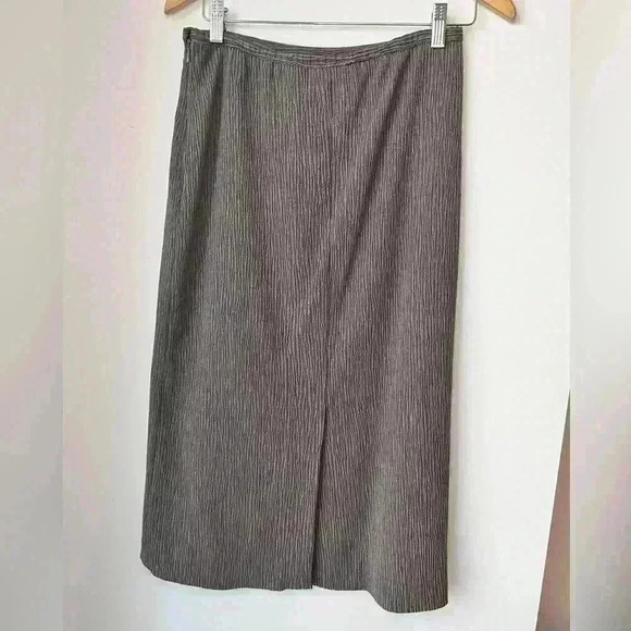 Vintage Y2K St Michael Marks & Spencer Womens Grey Feminine Shirt Skirt Set - Picture 13 of 16
